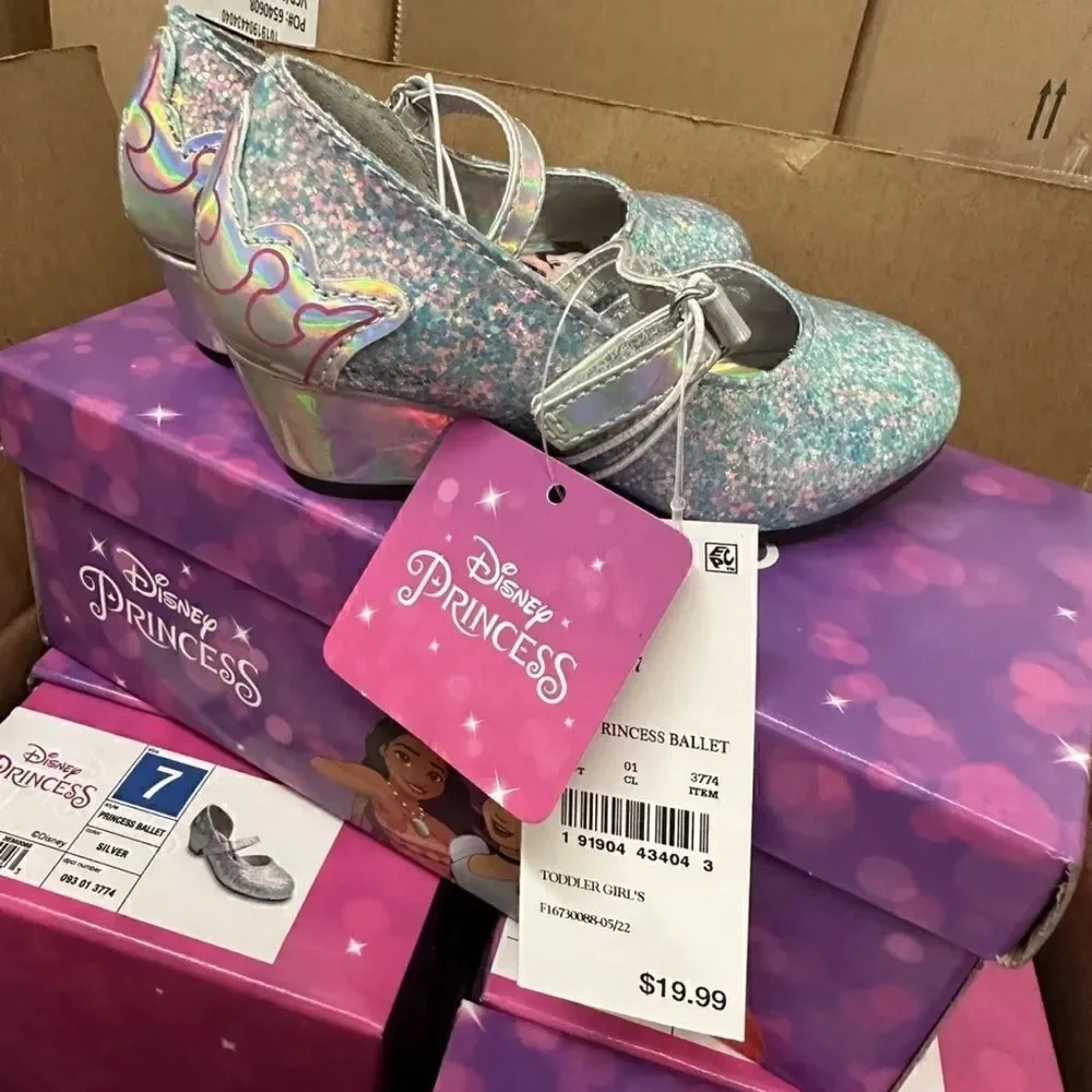 Disney Princess Girls Toddler Ballet Dress Shoes